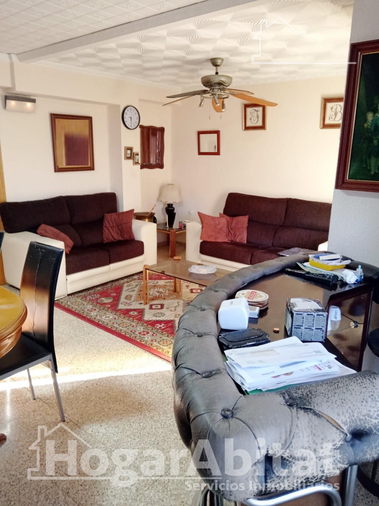 Wohnzimmer von Wohnung zum Verkauf in Moncada mit Klimaanlage, Terrasse und Balkon