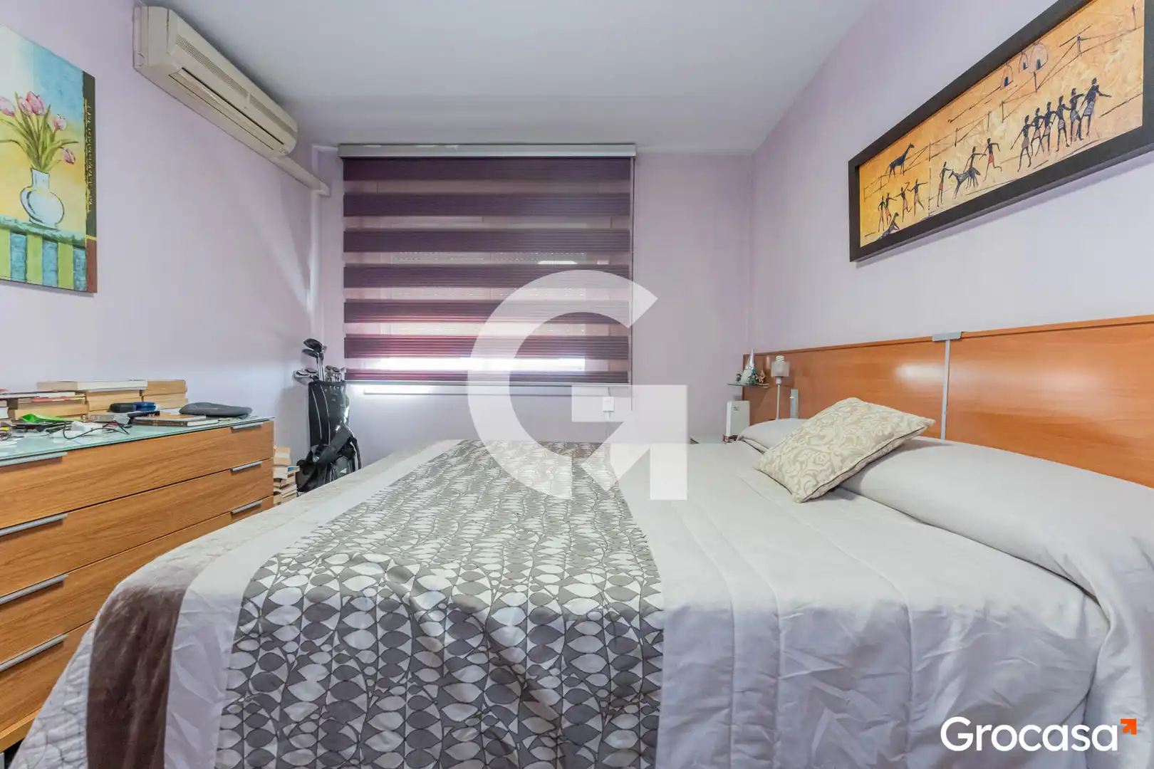 Bedroom of Flat for sale in Cornellà de Llobregat  with Air Conditioner, Heating and Balcony