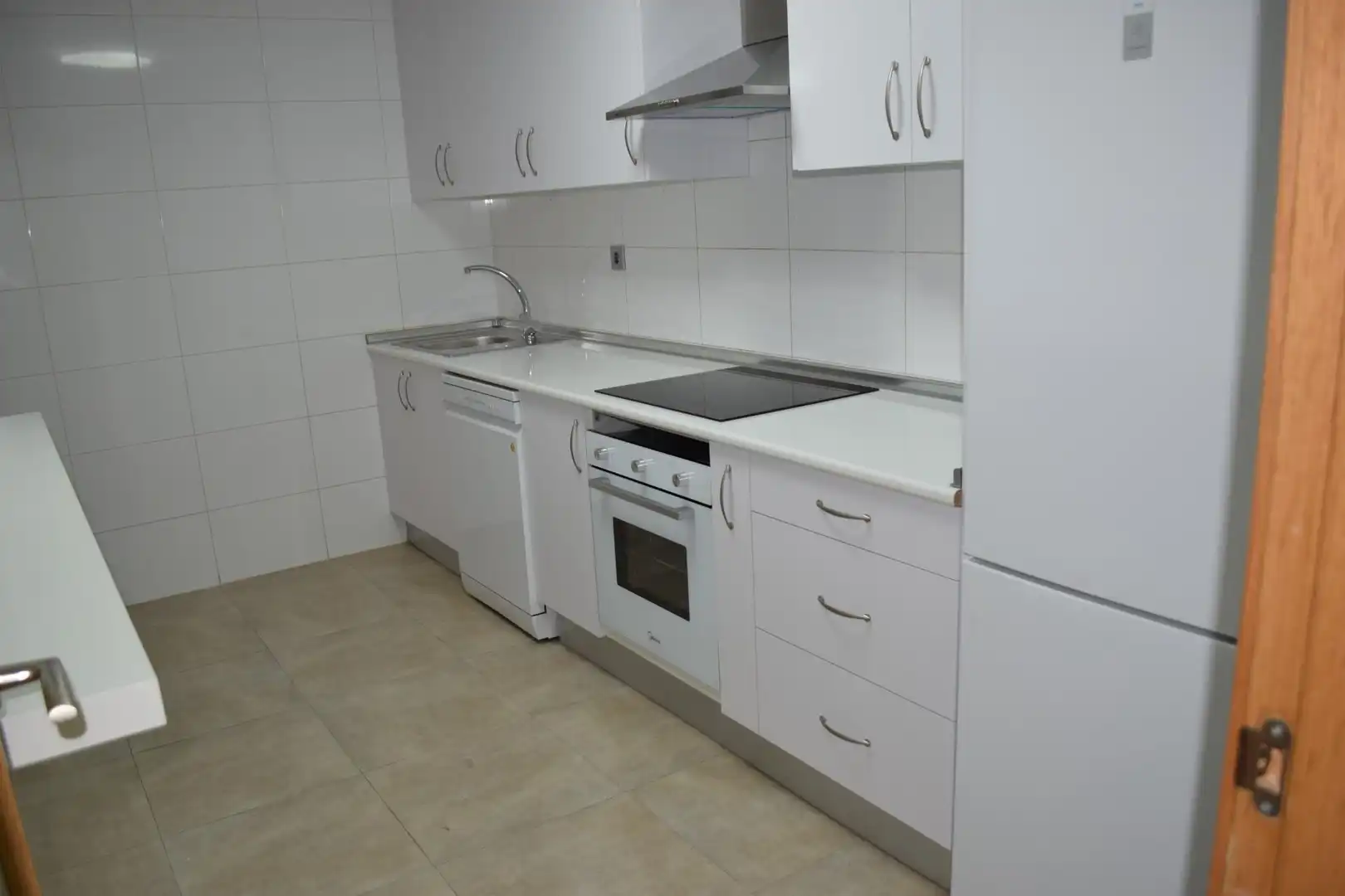Cuina de Pis de lloguer en Murcia amb Terrassa i Balcó