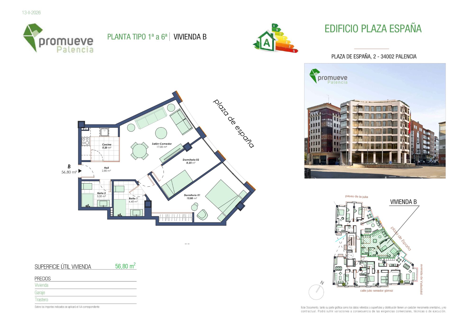 Apartment for sale in Palencia Capital