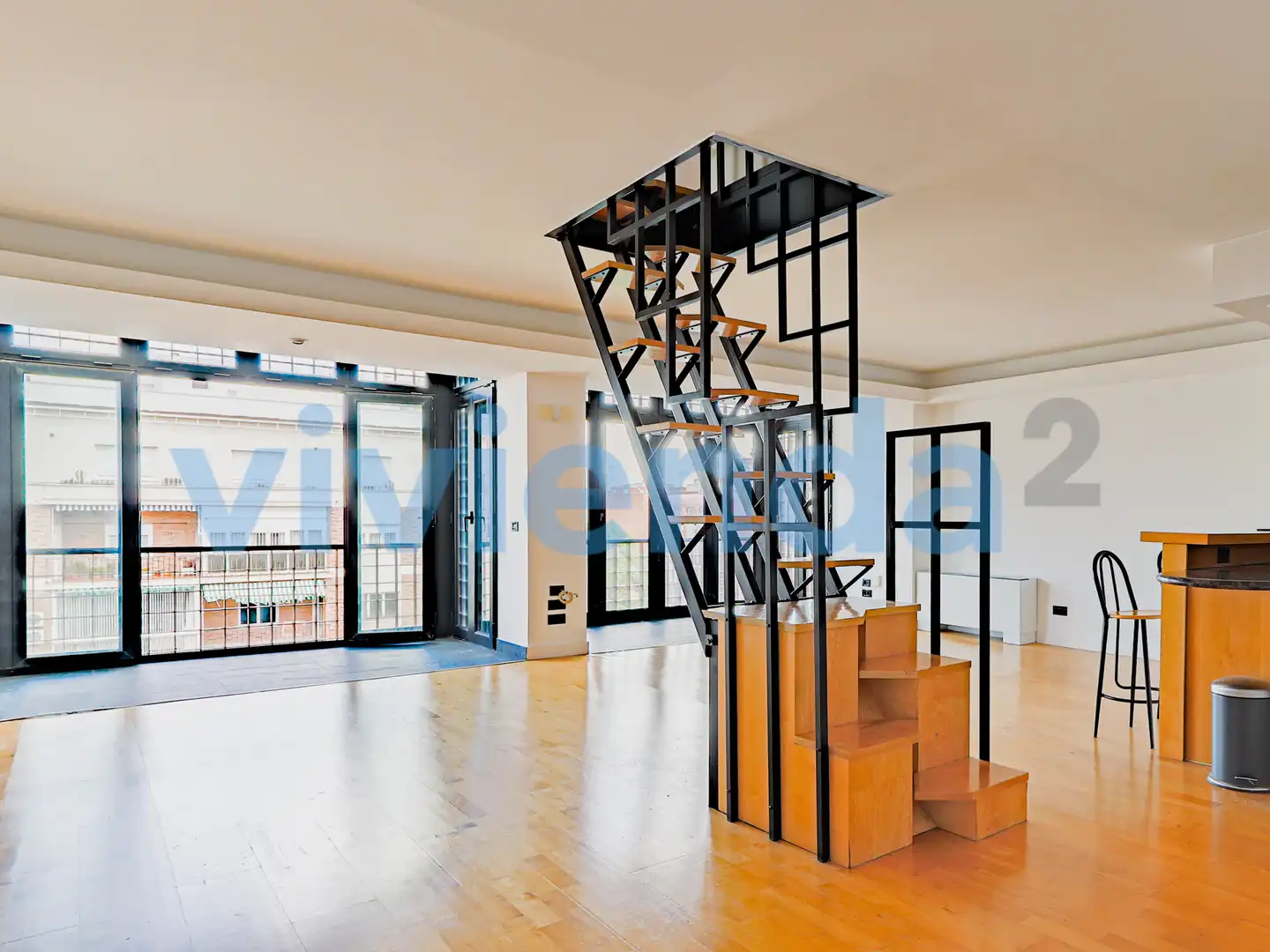 Wohnung zur Miete in Madrid mit Heizung und Balkon