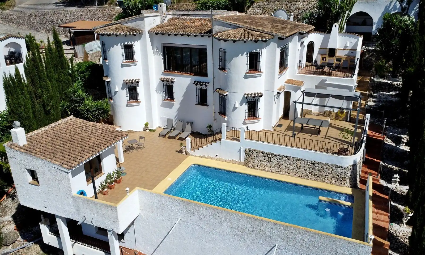 Vista exterior de Casa o chalet en venta en Dénia con Aire acondicionado, Calefacción y Jardín privado