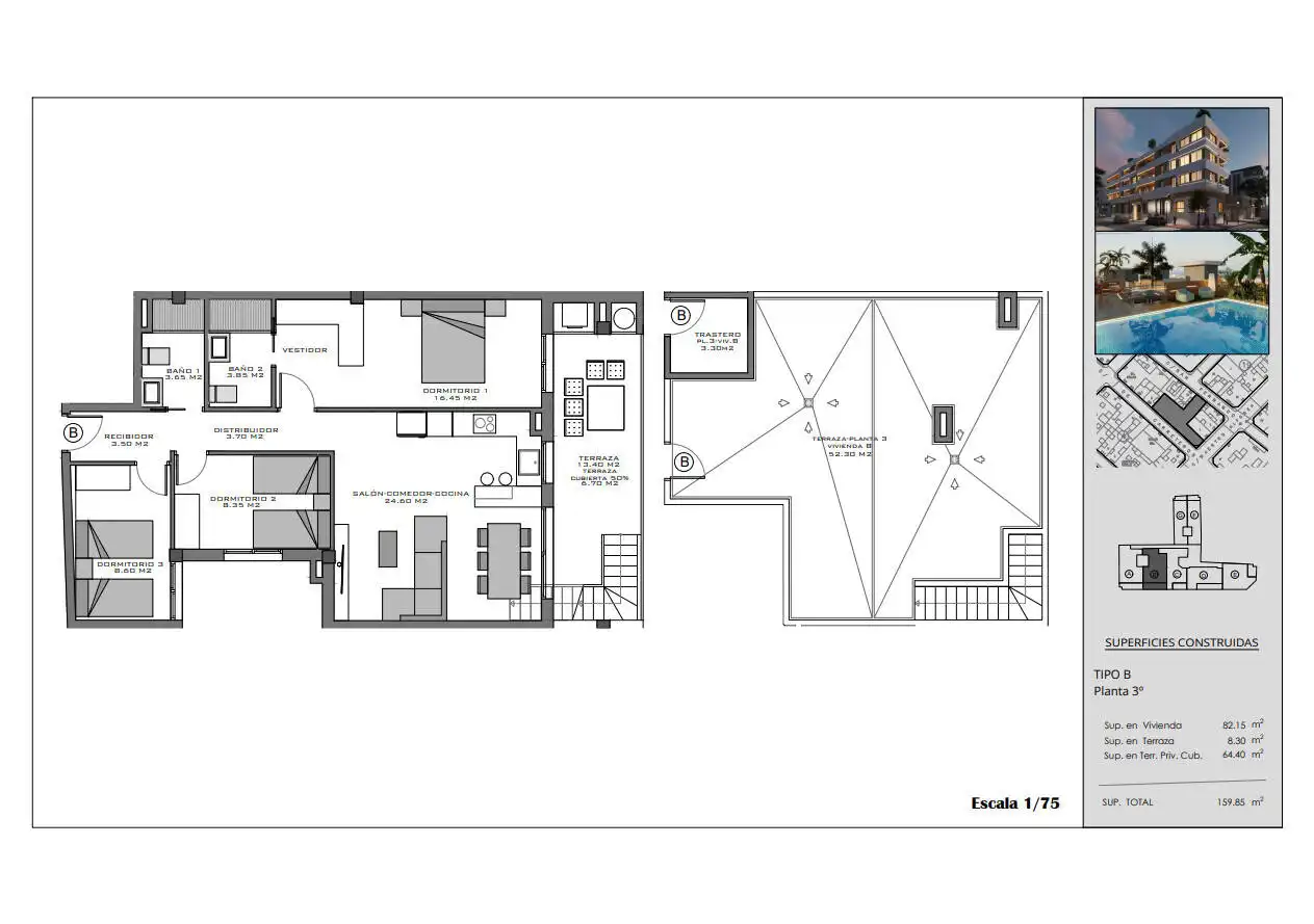 Apartamento con terraza en venta en Santa Pola ciudad, imagen 32