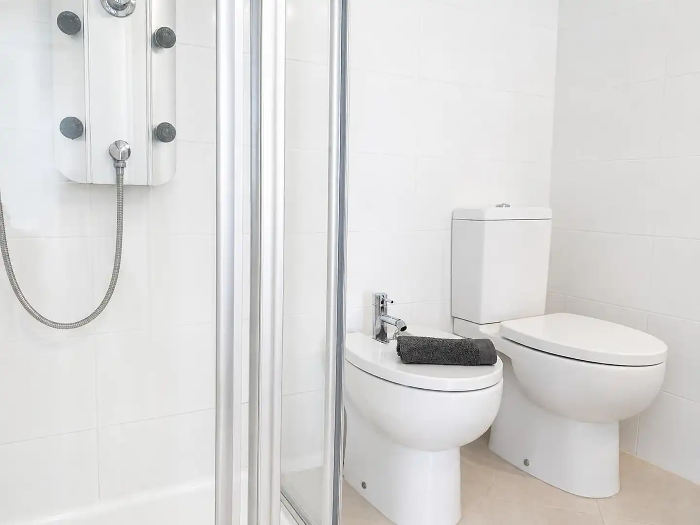 Bathroom of Apartments for sale in Moncofa  with Air Conditioner, Parquet flooring and Terrace