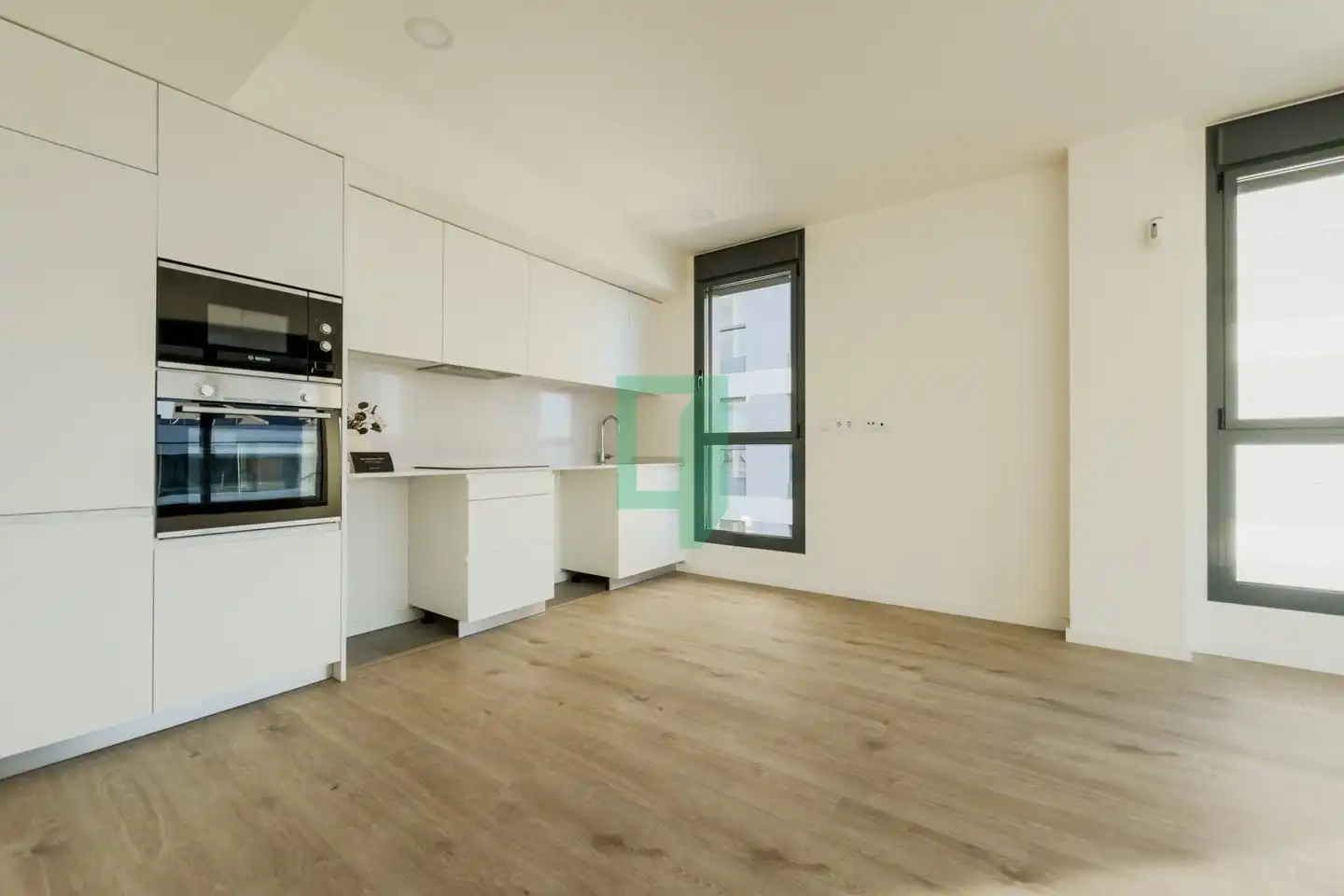 Kitchen of Flat for rent in Badalona  with Air Conditioner and Terrace