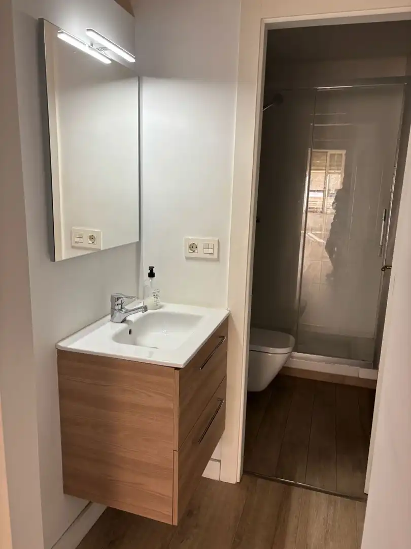 Bany de Apartament de lloguer en León Capital  amb Calefacció