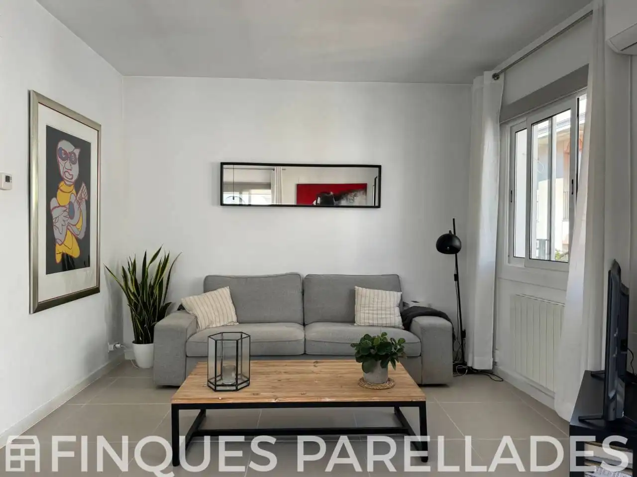 Sala d'estar de Àtic en venda en Sitges amb Aire condicionat, Calefacció i Terrassa