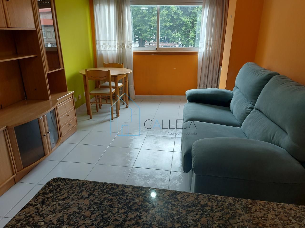Sala d'estar de Apartament de lloguer en Ourense Capital  amb Calefacció, Parquet i Traster