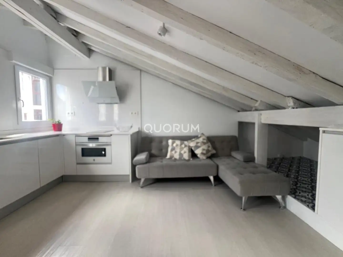 Sala de estar de Piso de alquiler en Bilbao  con Amueblado