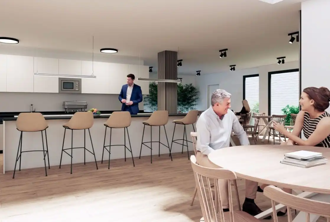 Küche von Wohnung zum Verkauf in Castellón de la Plana / Castelló de la Plana mit Klimaanlage, Heizung und Abstellraum