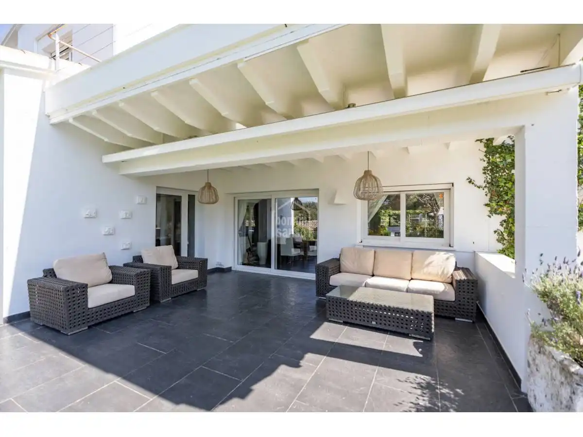 Terraza de Finca rústica en venta en Sant Lluís con Jardín privado, Terraza y Piscina
