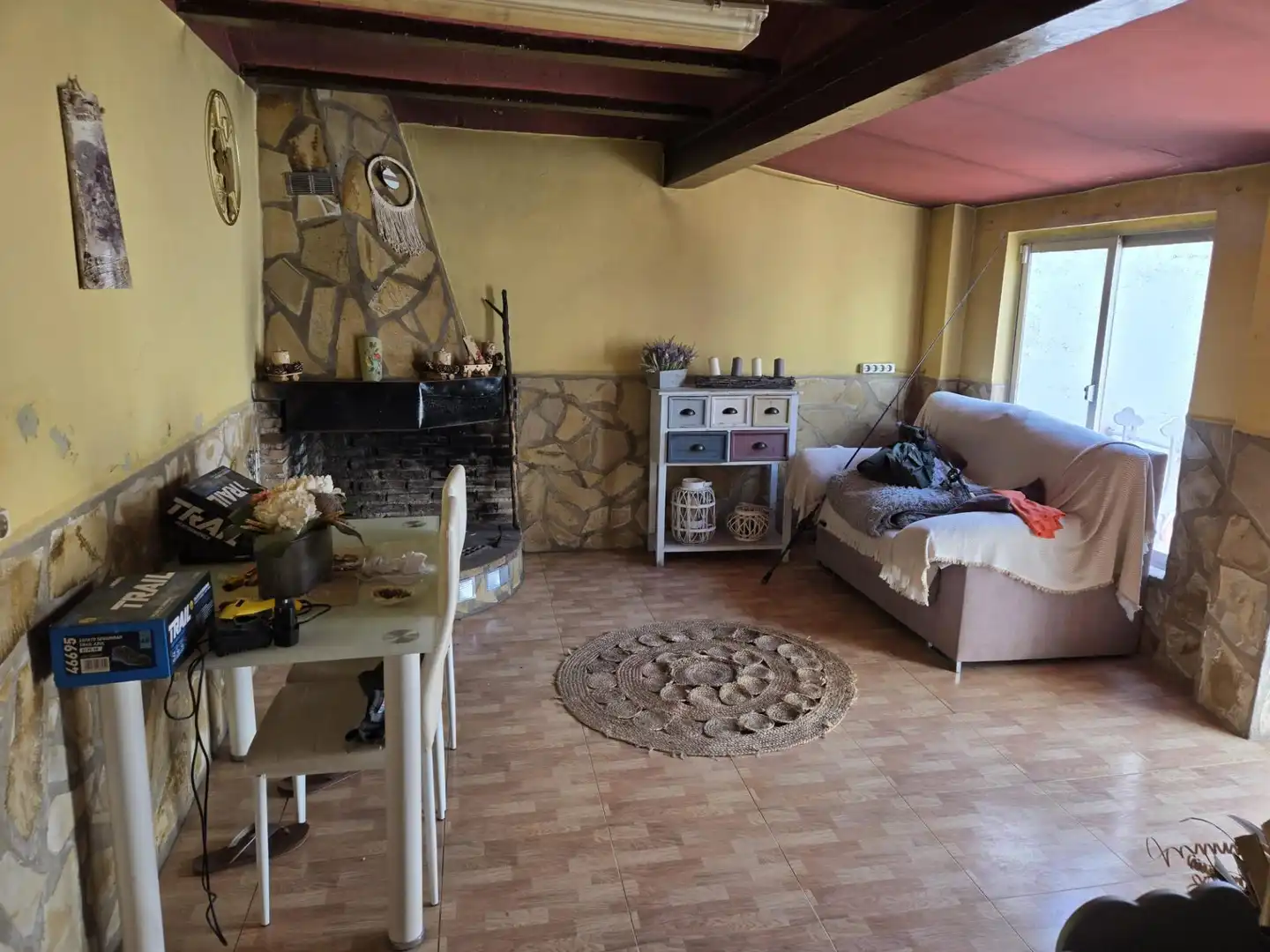 Living room of Houses for sale in Puente de Génave  with Terrace and Furnished