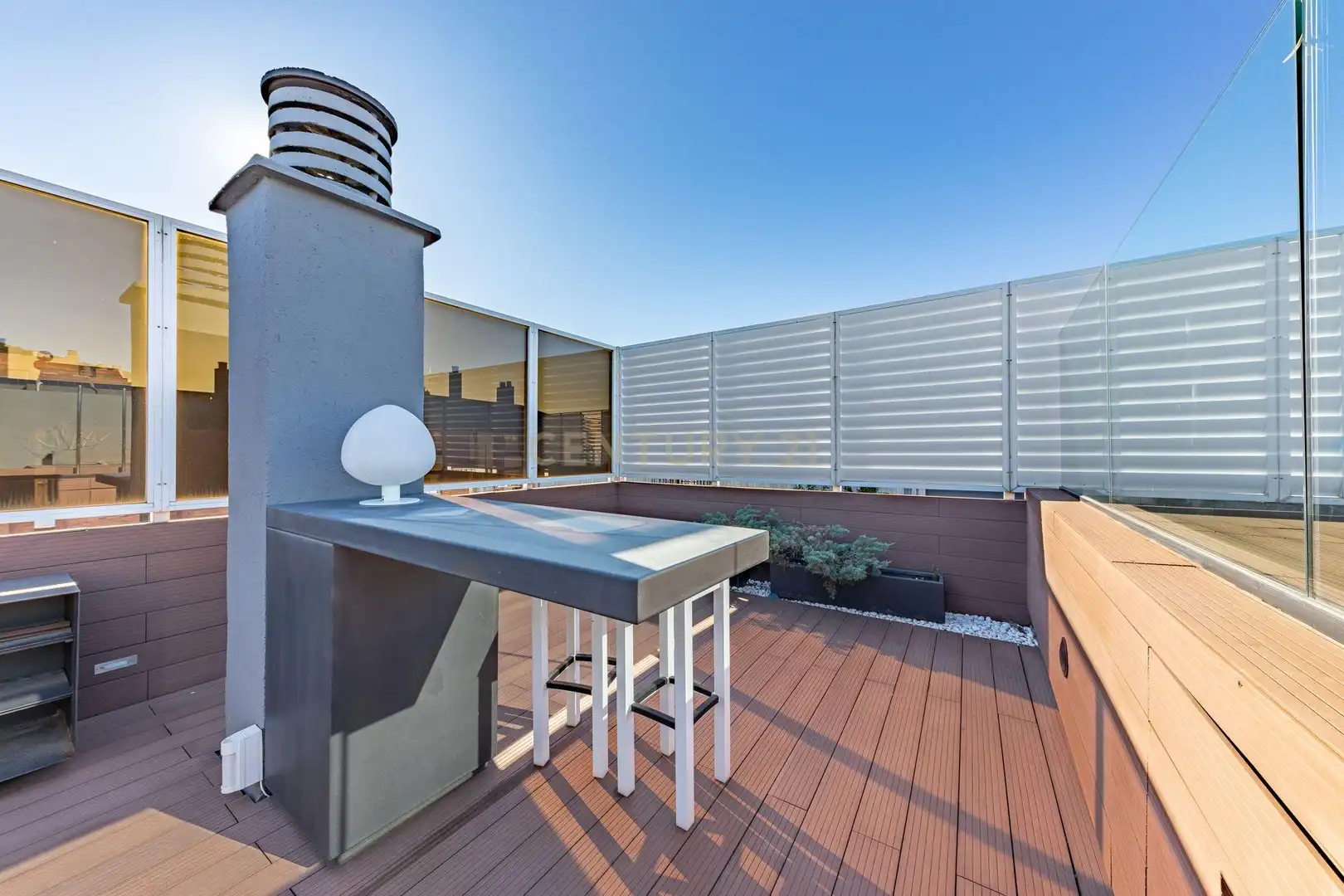 Terrace of Apartments for rent in Barcelona  with Air Conditioner, Swimming Pool and Oven