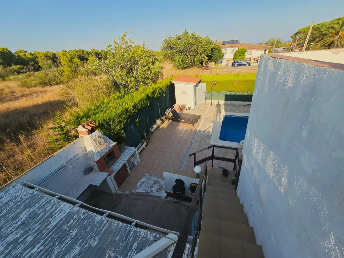 Terrassa de Casa o xalet en venda en Mont-roig del Camp amb Jardí privat, Traster i Piscina