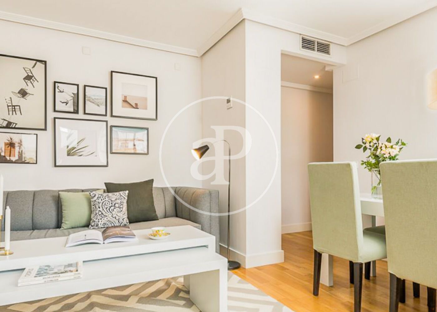 Living room of Flat for sale in  Madrid Capital  with Air Conditioner, Heating and Terrace
