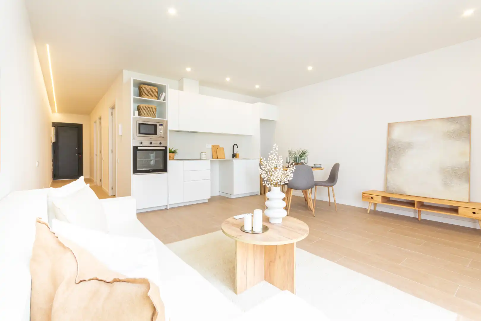 Sala de estar de Casa adosada en venta en Terrassa con Aire acondicionado, Calefacción y Terraza
