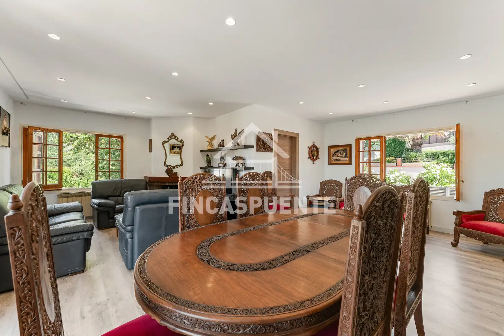 Sala de estar de Casa o chalet en venta en Tiana con Jardín privado, Terraza y Piscina