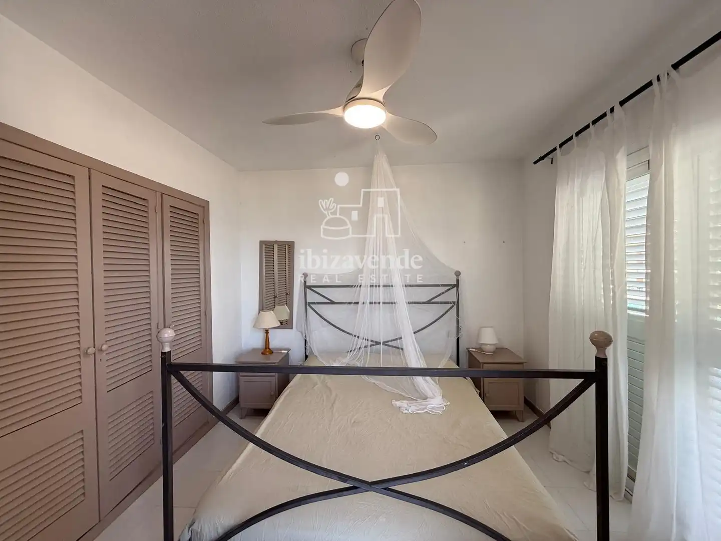 Schlafzimmer von Haus oder Chalet zur Miete in Sant Josep de sa Talaia mit Terrasse und Möbliert
