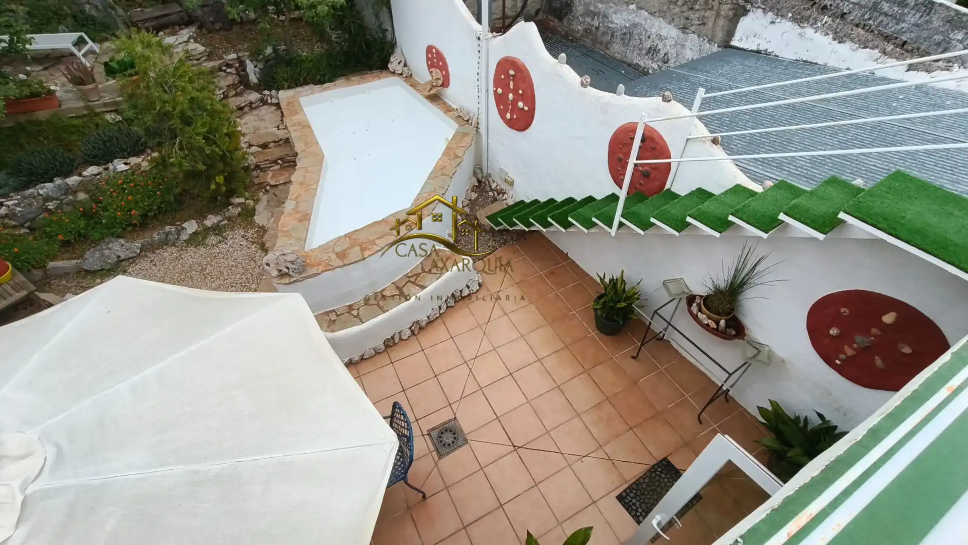 Terrassa de Finca rústica en venda en Alfarnate amb Piscina i Moblat