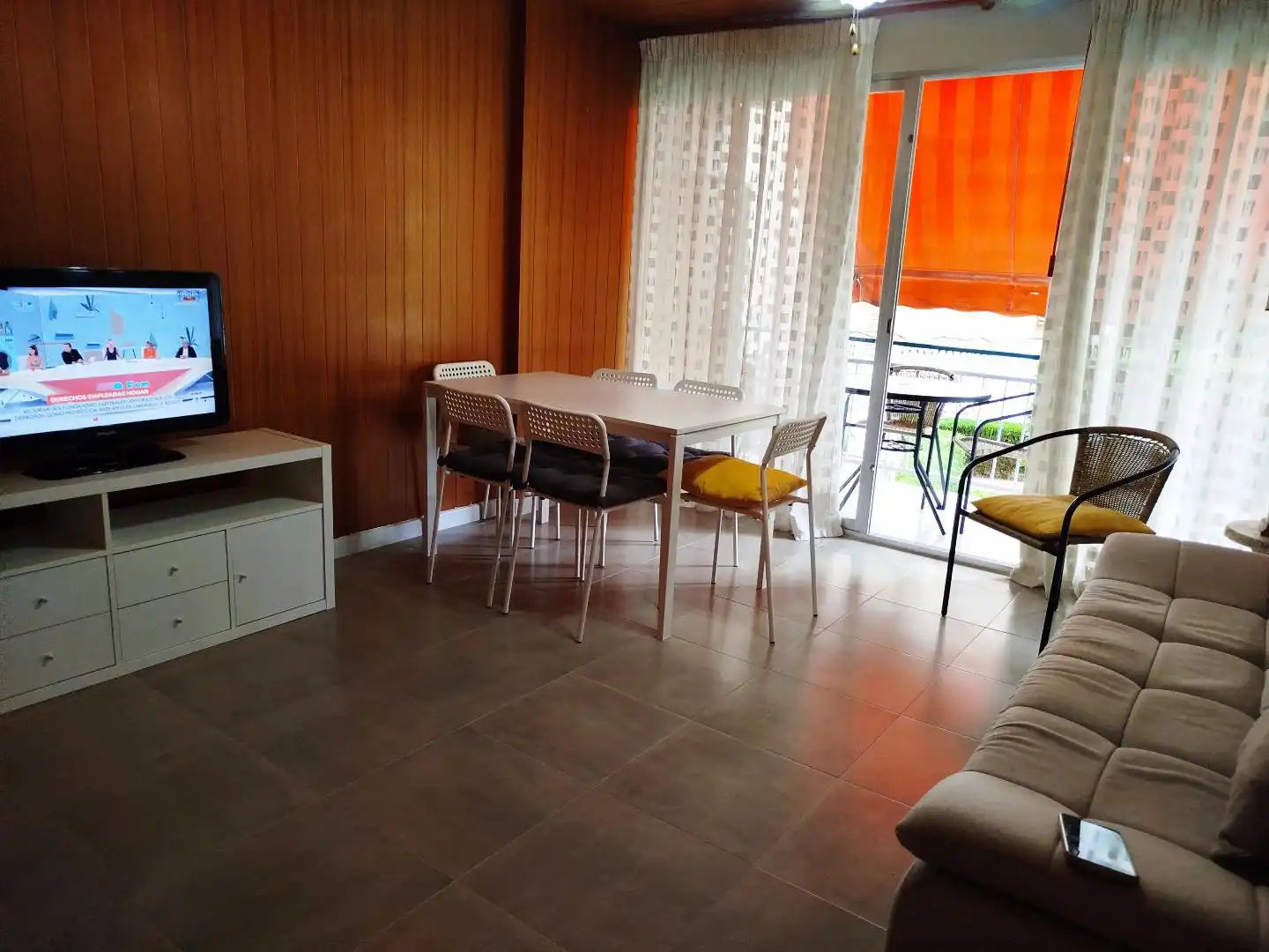 Esszimmer von Wohnung zur Miete in La Pobla de Farnals mit Terrasse, Schwimmbad und Möbliert