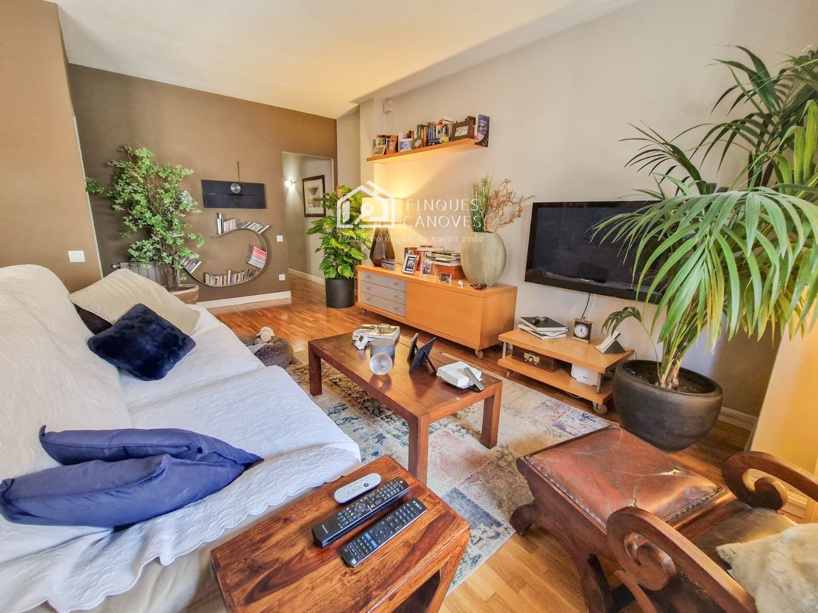 Living room of Flat for sale in  Barcelona Capital  with Air Conditioner, Heating and Terrace