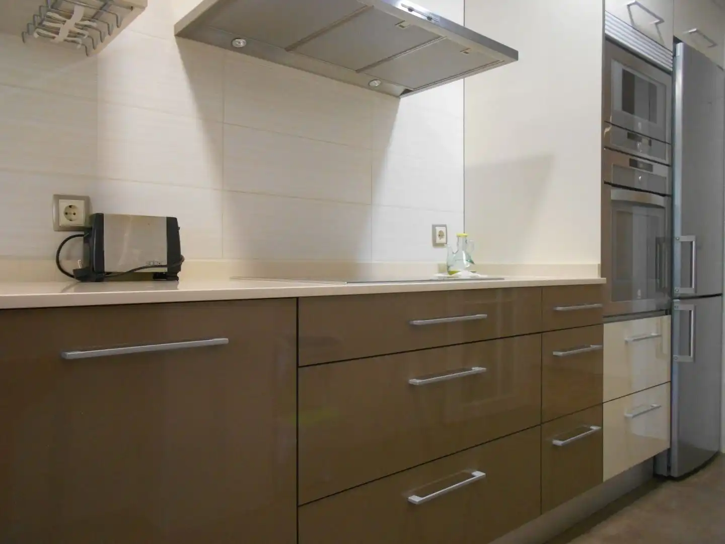Kitchen of Flat for rent in Valencia  with Air Conditioner, Heating and Terrace