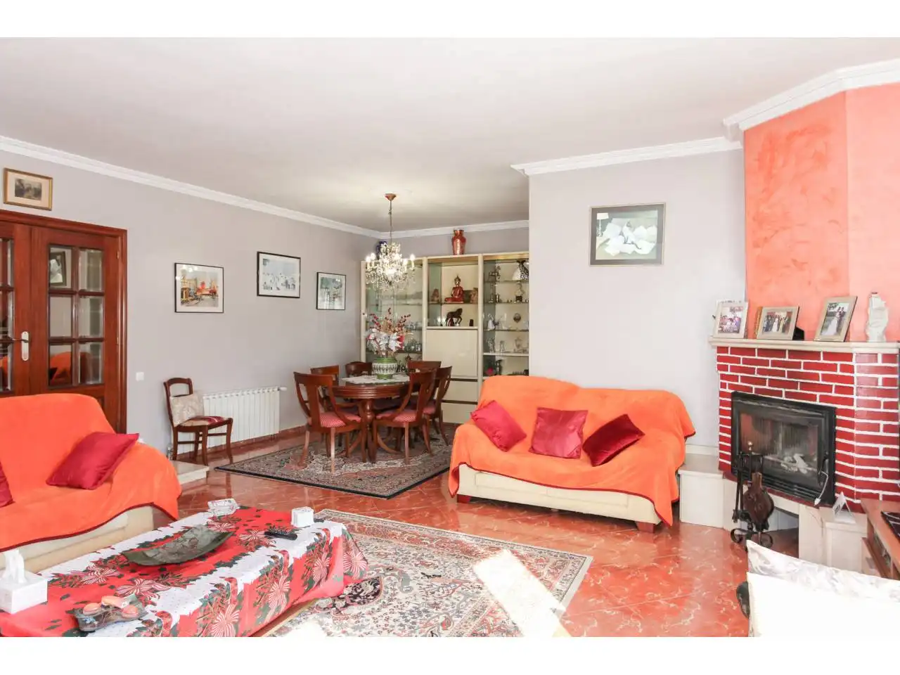 Sala d'estar de Casa o xalet en venda en Lloret de Mar amb Calefacció, Jardí privat i Terrassa