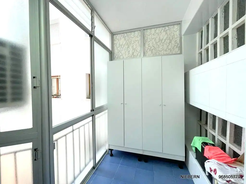 Terraza de Piso de alquiler en Cartagena con Aire acondicionado, Parquet y Amueblado