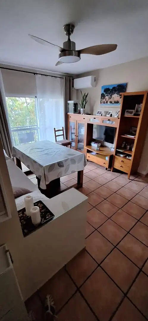 Living room of Flat for sale in Écija  with Air Conditioner, Terrace and Furnished
