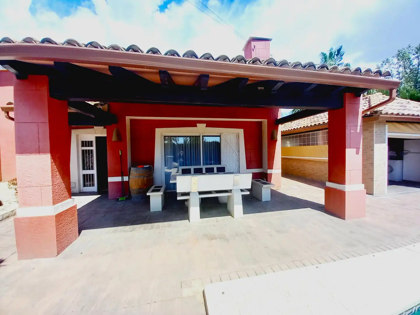 Terraza de Casa o chalet en venta en Benidorm con Aire acondicionado, Jardín privado y Terraza