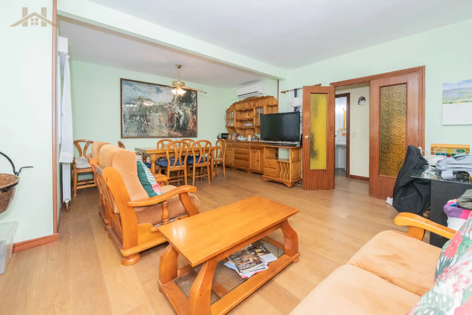 Sala d'estar de Casa o xalet en venda en Manzanares El Real amb Aire condicionat, Calefacció i Jardí privat