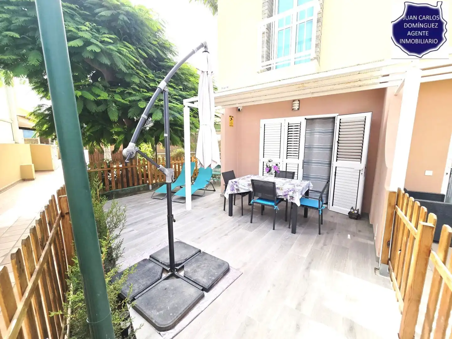 Terrace of Houses for rent in San Bartolomé de Tirajana  with Air Conditioner, Terrace and Furnished