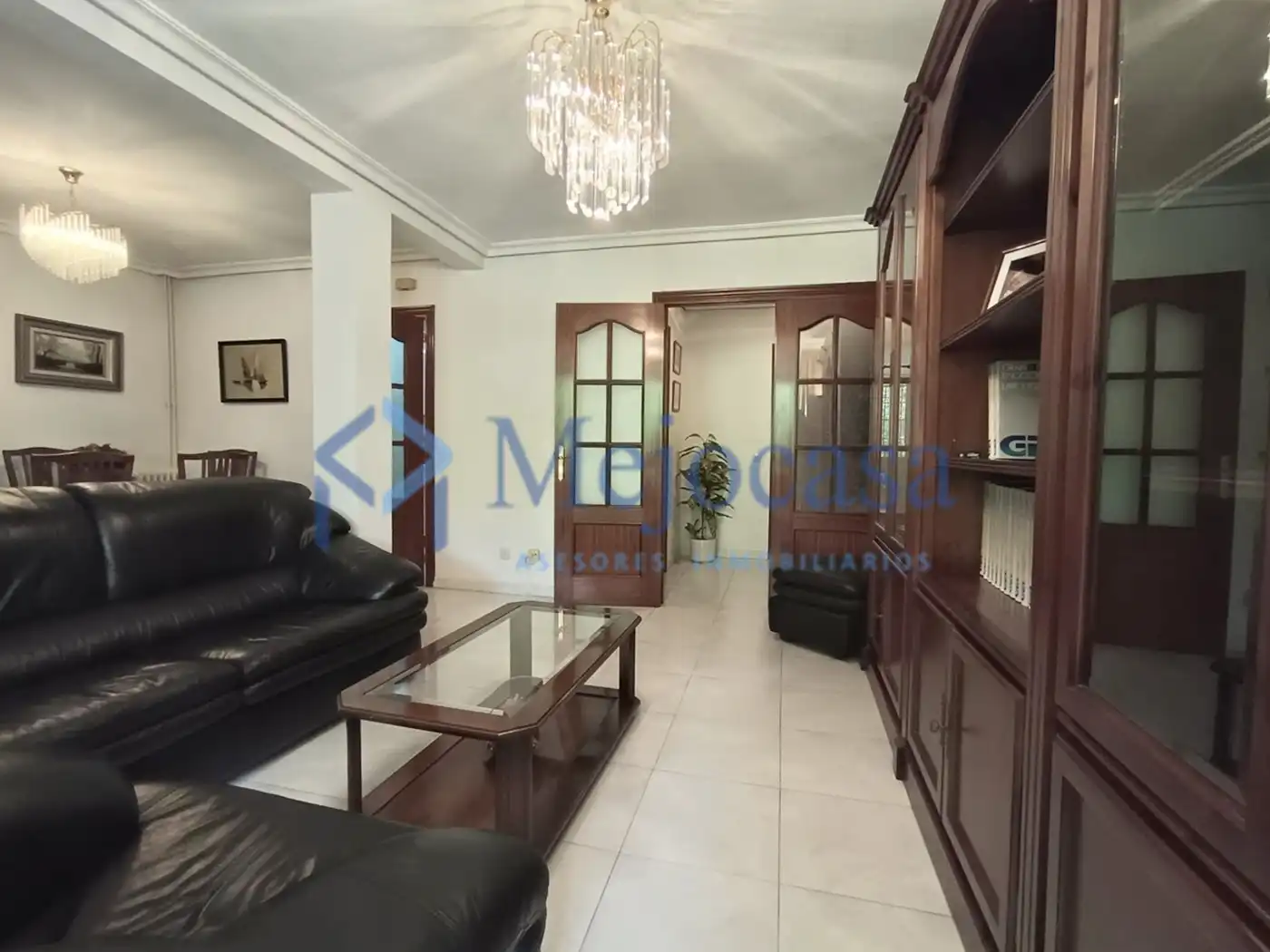 Sala de estar de Piso en venta en Madrid con Calefacción, Jardín privado y Terraza