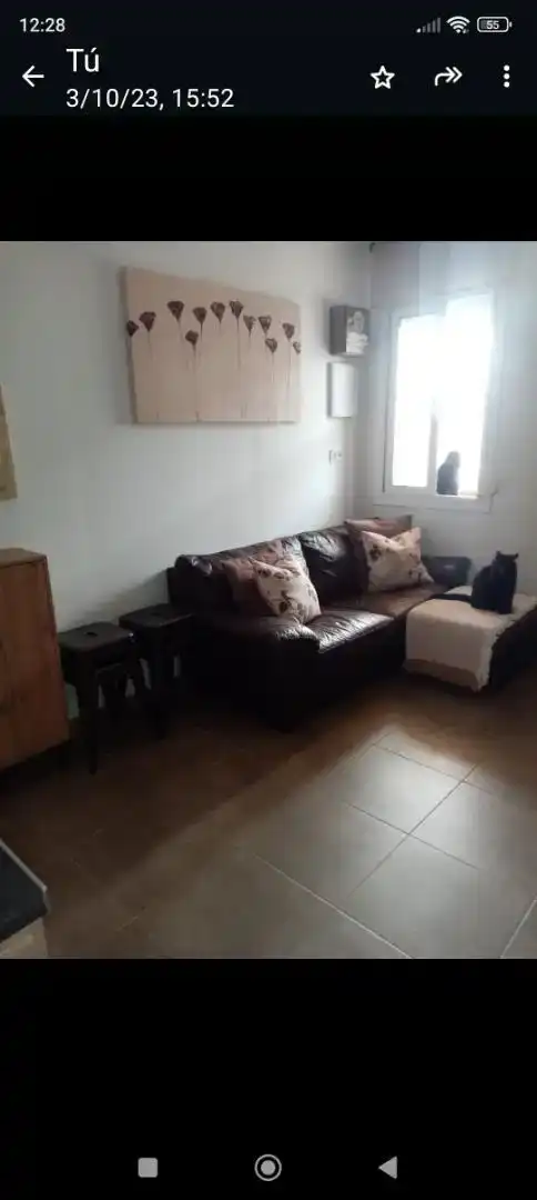 Sala d'estar de Apartament en venda en Bellmunt del Priorat amb Aire condicionat