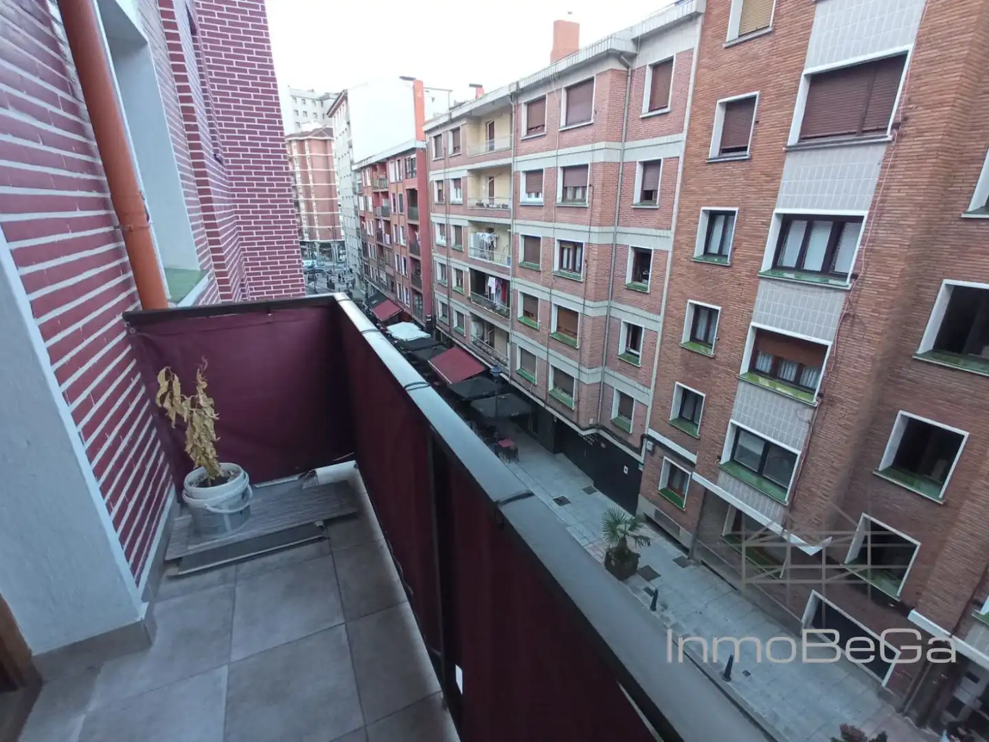 Vista exterior de Pis en venda en Portugalete amb Balcó
