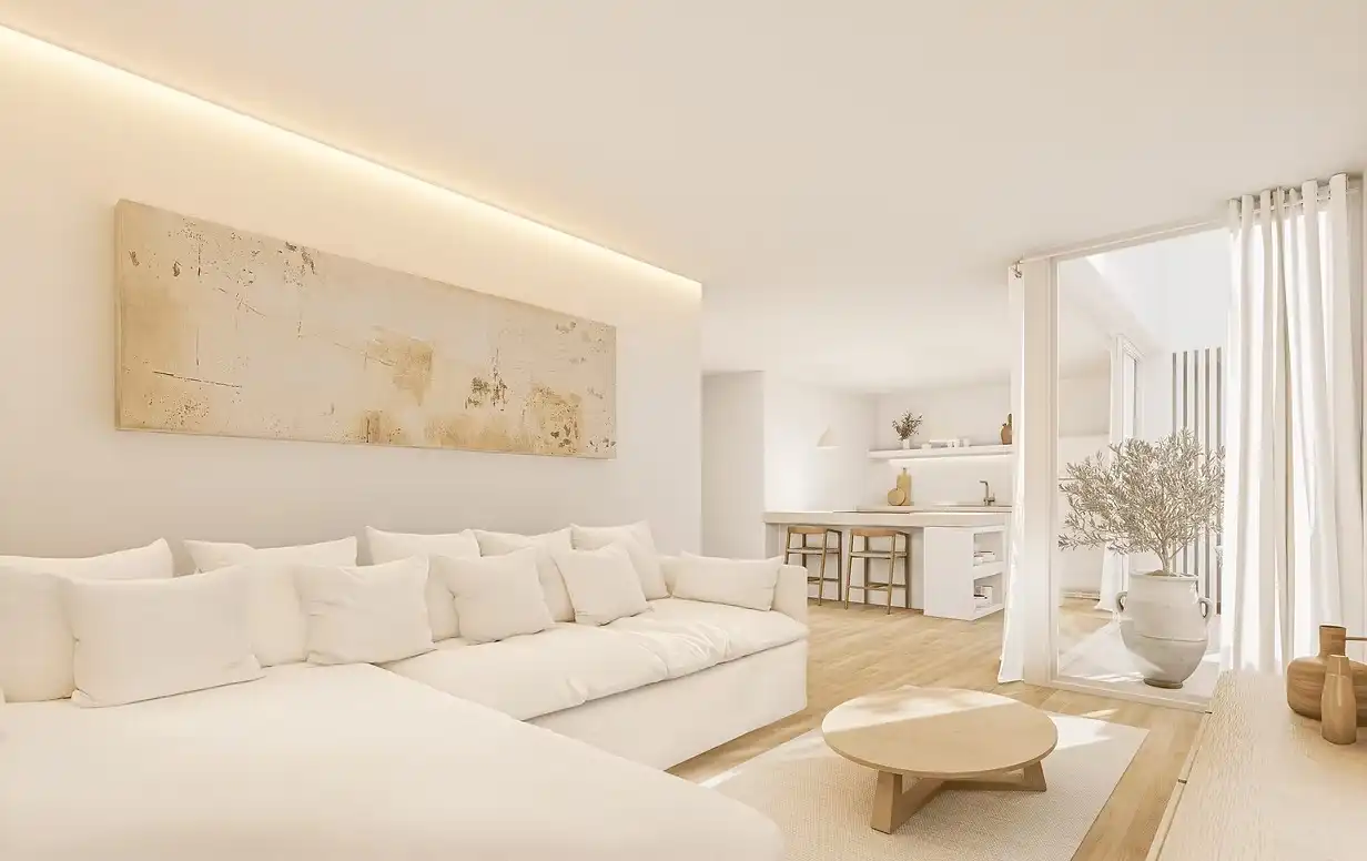 Sala d'estar de Apartament en venda en Palafrugell amb Terrassa