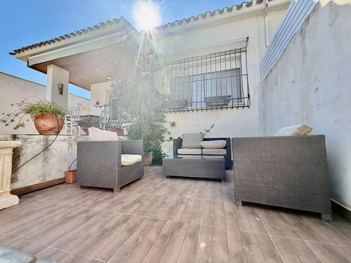 Terrassa de Casa o xalet en venda en Orihuela amb Aire condicionat, Jardí privat i Terrassa
