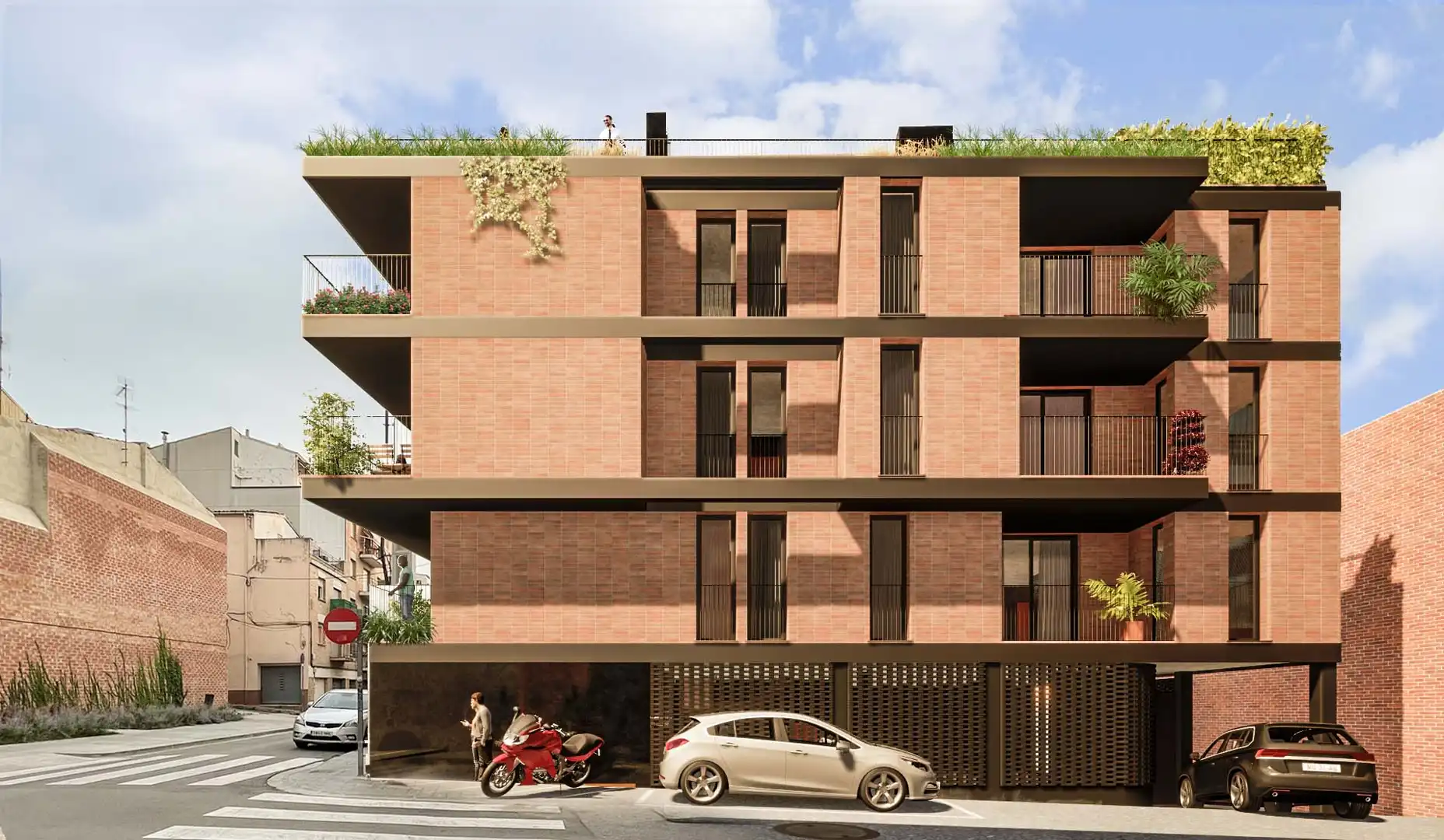 Vista exterior de Piso en venta en Manresa con Aire acondicionado, Calefacción y Horno