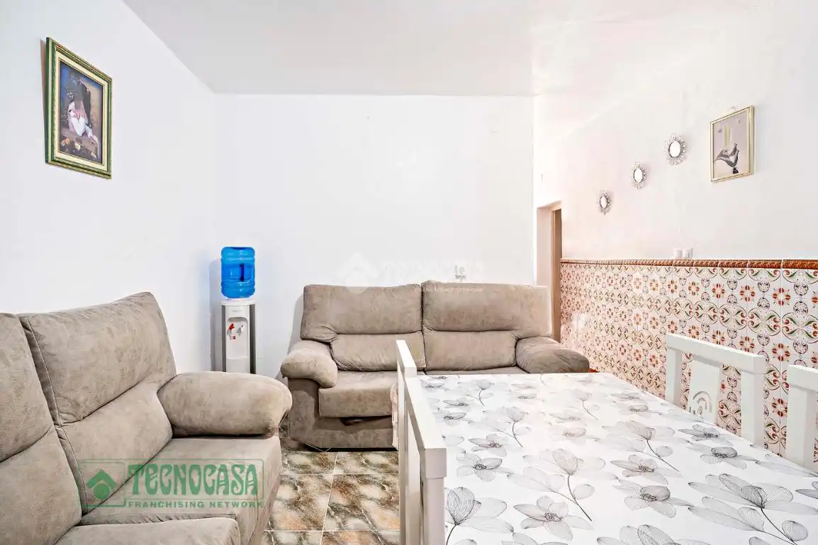 Sala de estar de Casa adosada en venta en Roquetas de Mar