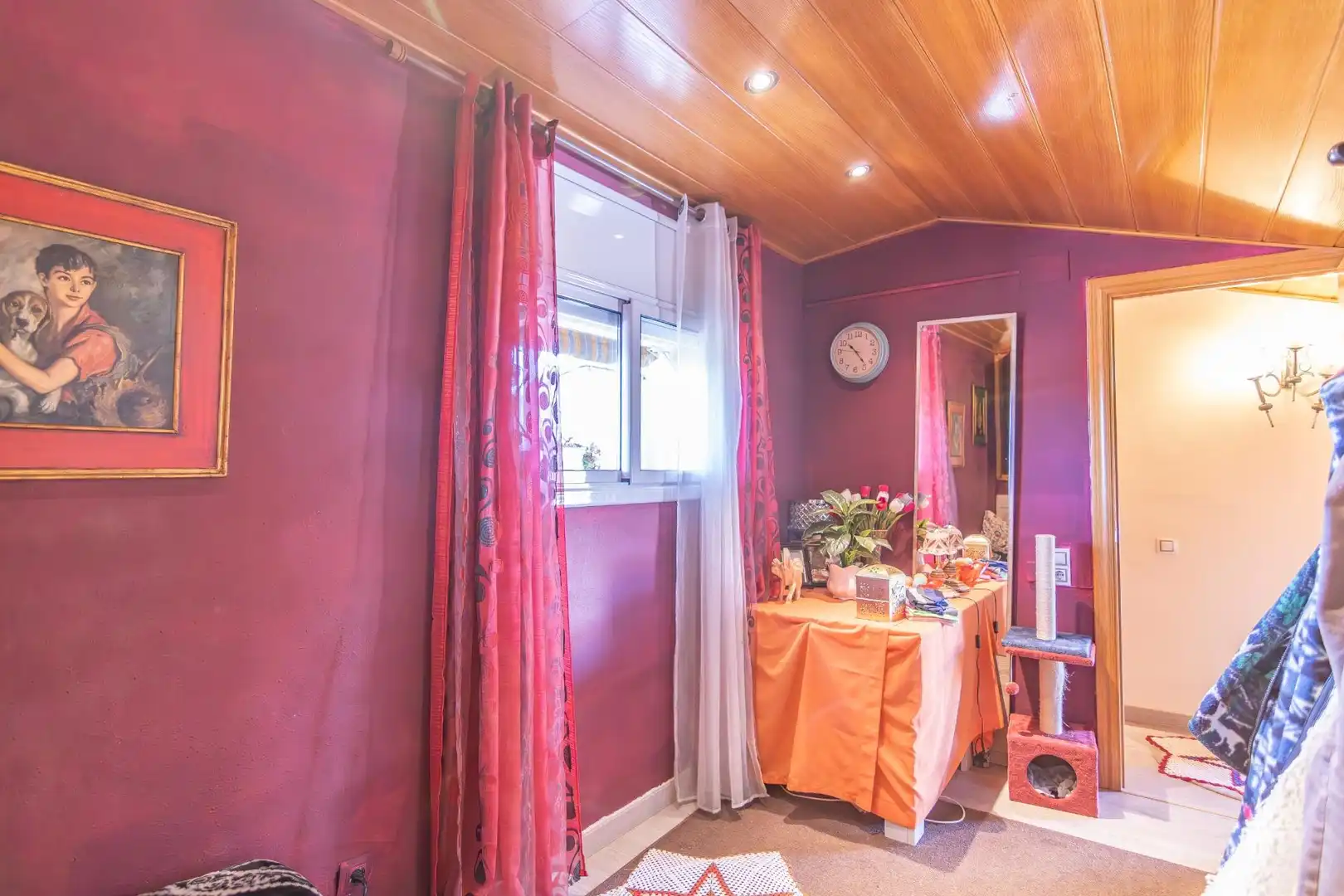 Schlafzimmer von Dachboden zum Verkauf in Terrassa mit Terrasse und Balkon