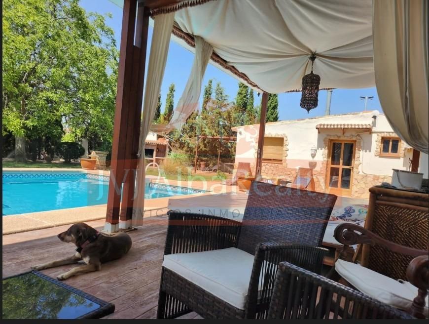 Vista exterior de Casa o chalet en venta en  Albacete Capital con Aire acondicionado, Calefacción y Jardín privado