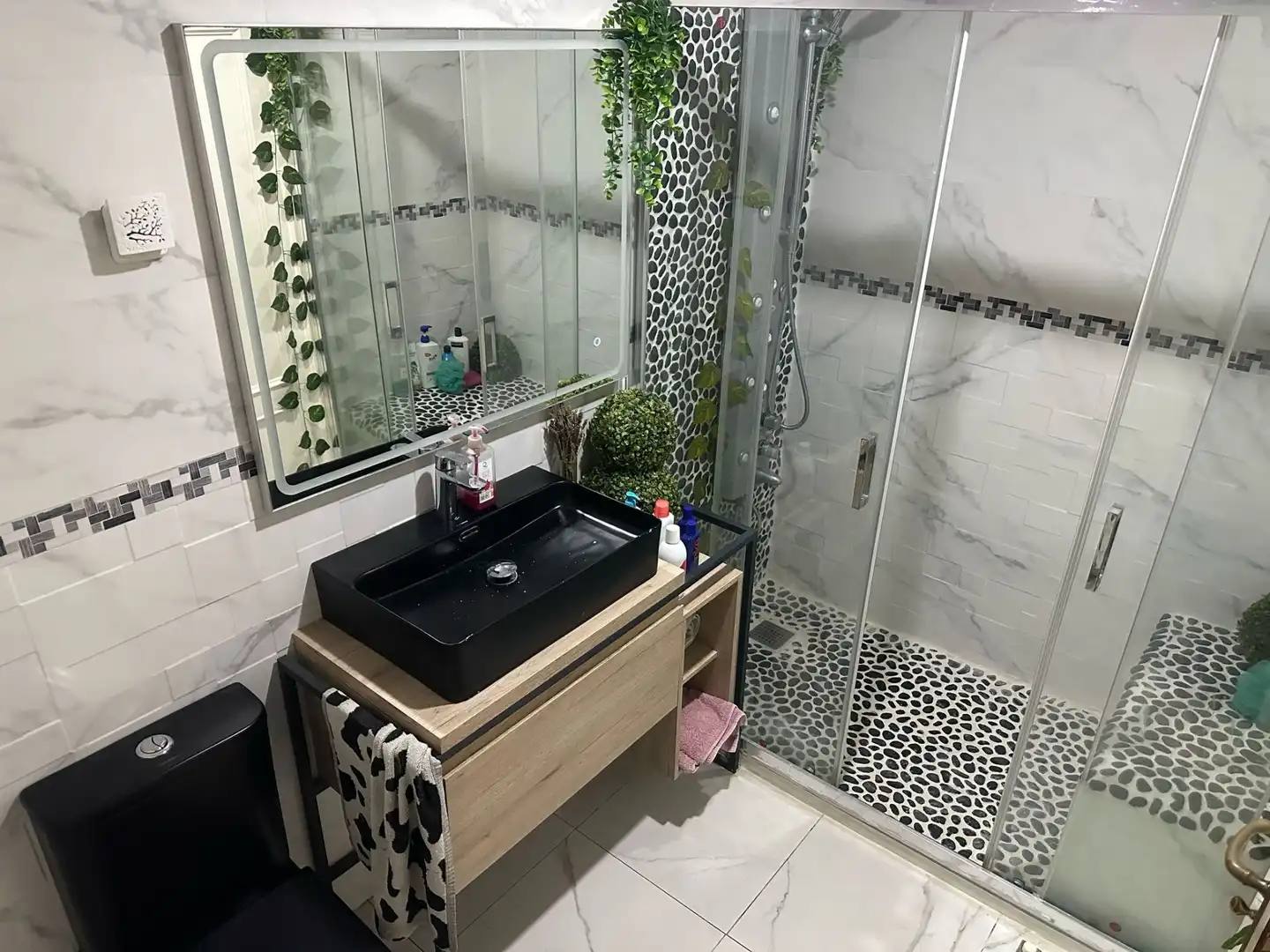 Baño de Casa o chalet en venta en Meñaka con Calefacción, Jardín privado y Terraza
