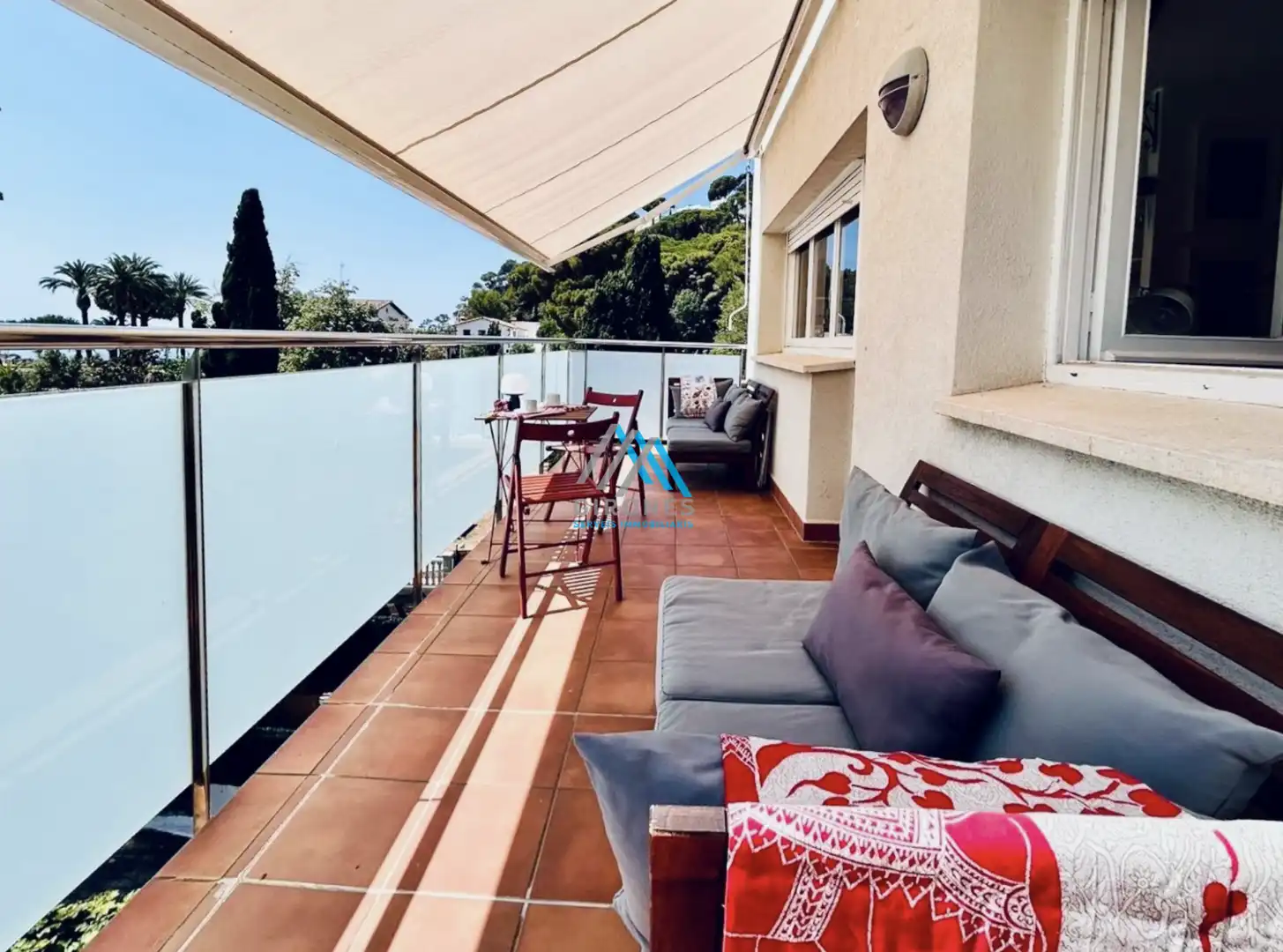 Terrassa de Apartament de lloguer en Santa Cristina d'Aro amb Parquet i Terrassa