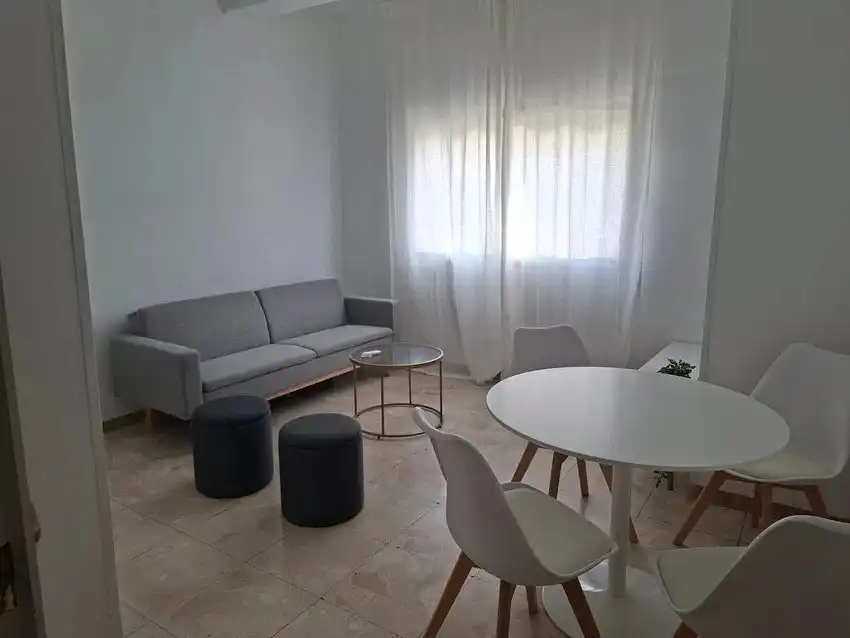 Wohnzimmer von Wohnung zur Miete in Málaga mit Klimaanlage, Möbliert und Ofen