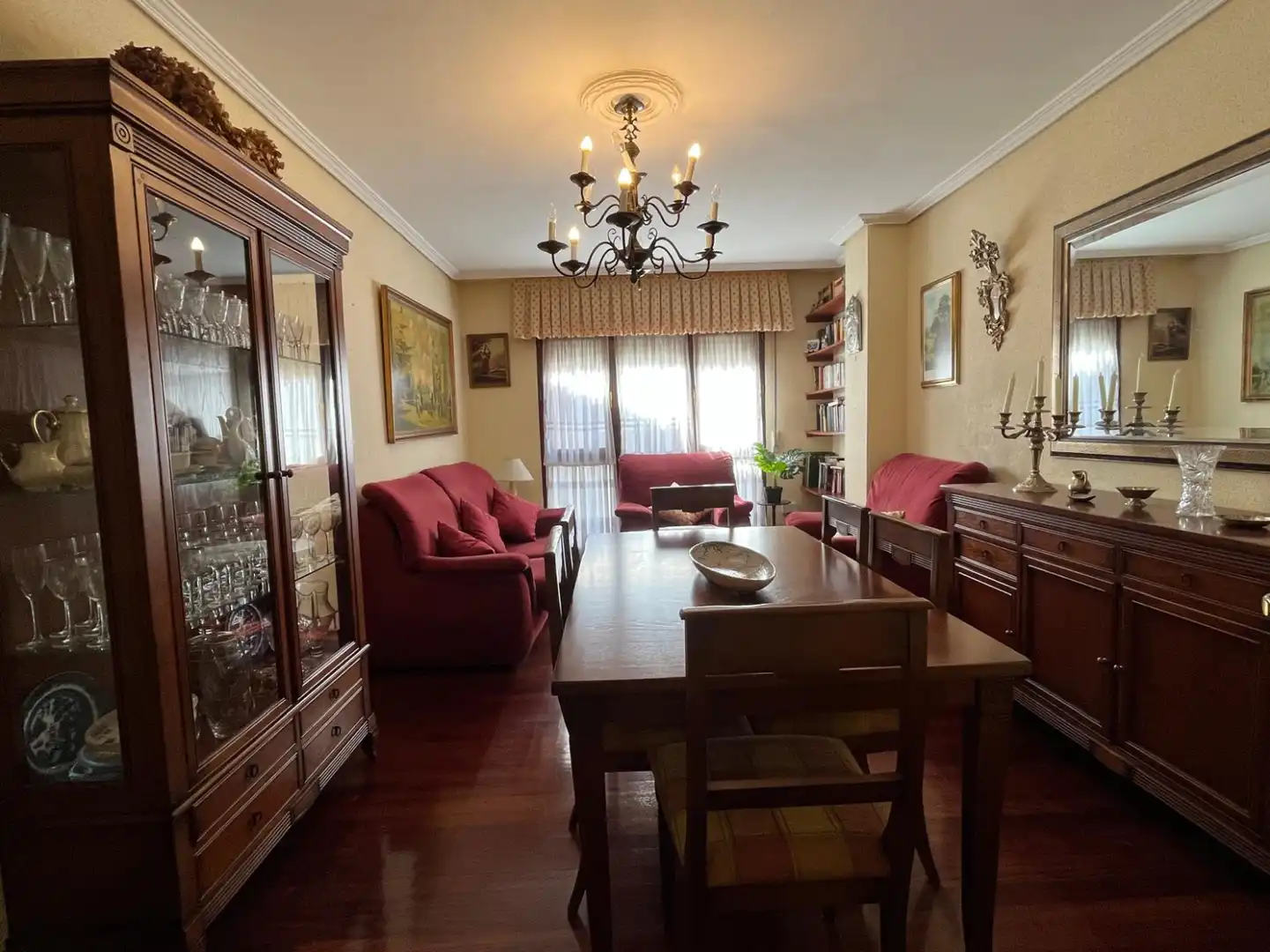 Living room of Flat for sale in Los Corrales de Buelna   with Heating, Parquet flooring and Storage room