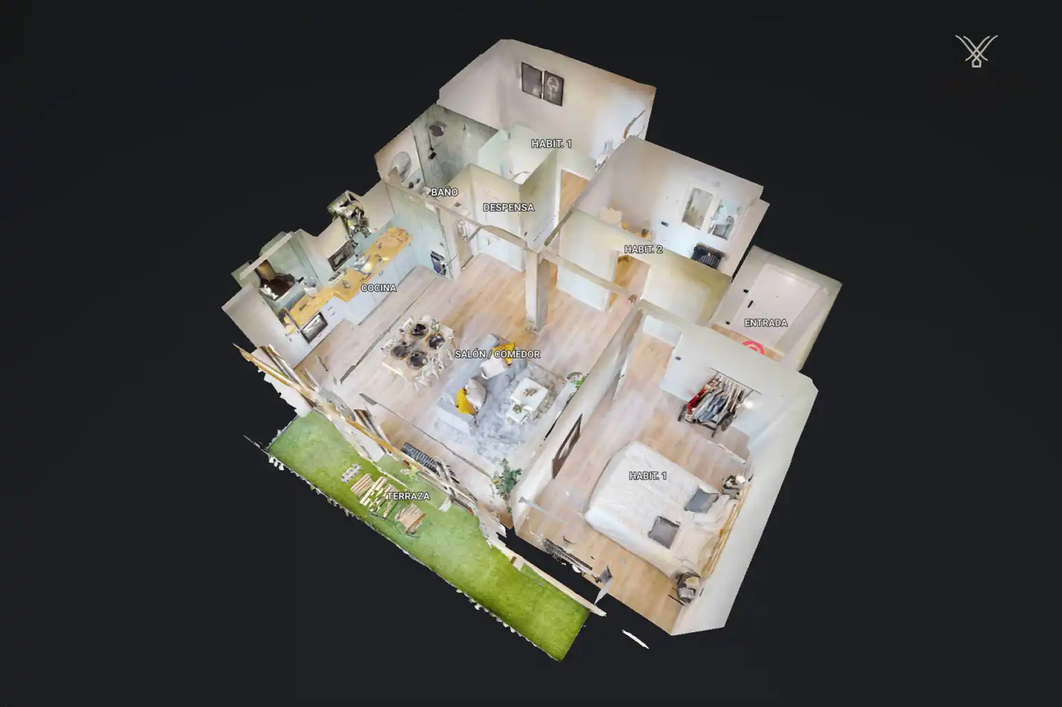Piso en venta en  Pamplona / Iruña con Calefacción, Parquet y Terraza