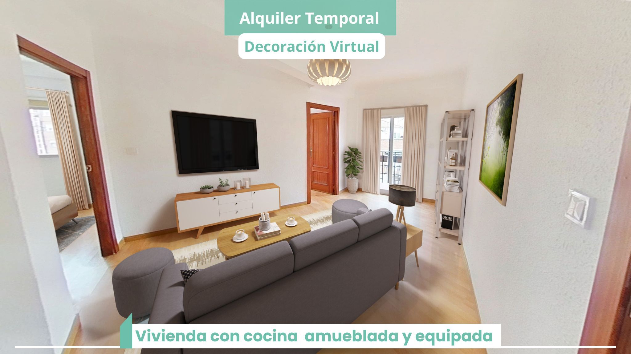 Living room of Flat to rent in  Madrid Capital  with Oven and Pets allowed