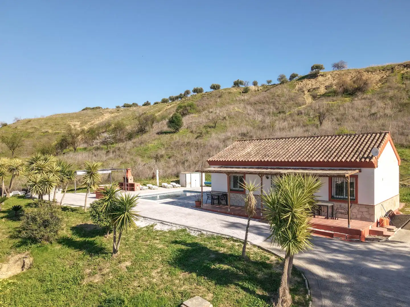 Garten von Haus oder Chalet zum Verkauf in Coín mit Klimaanlage, Privatgarten und Schwimmbad