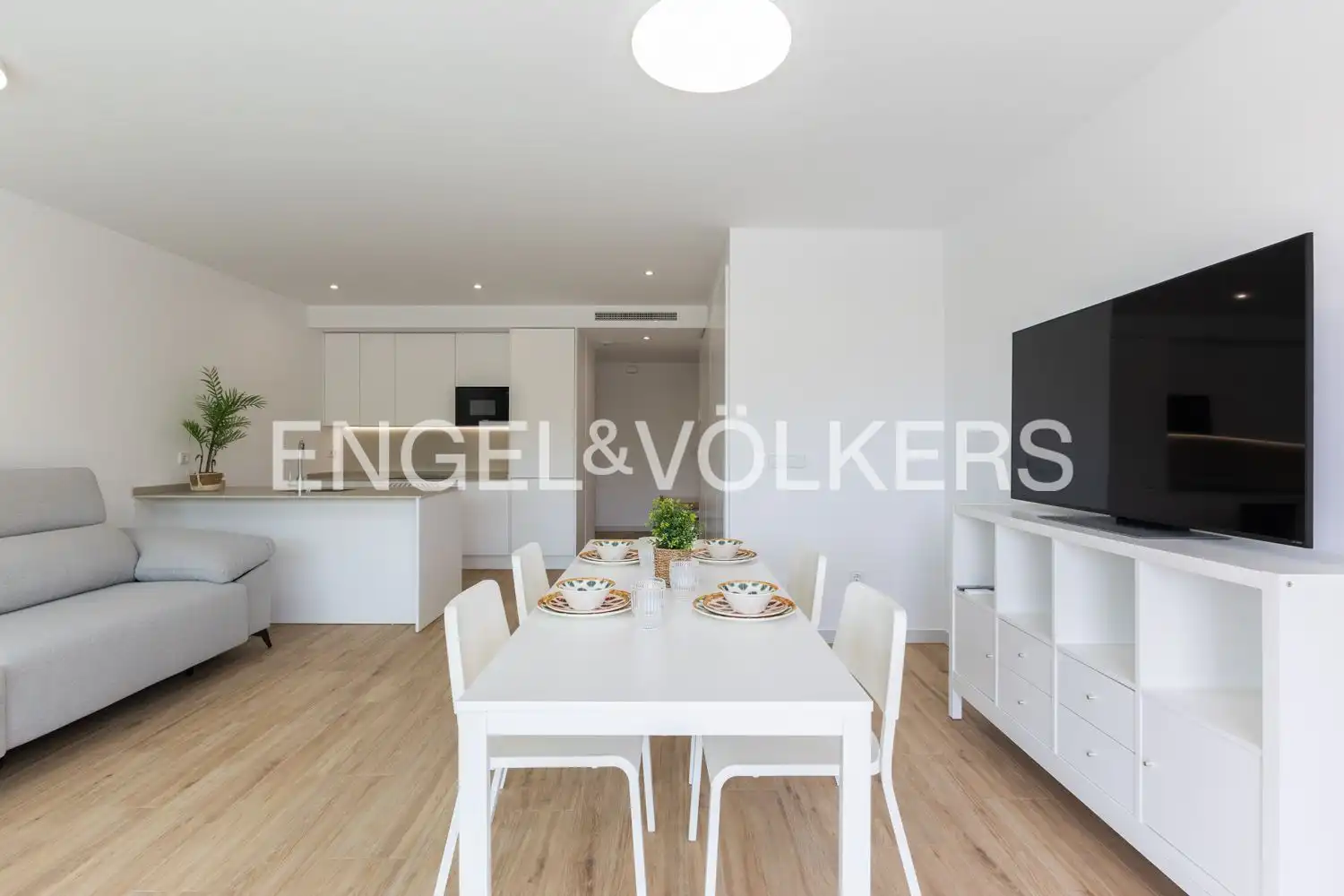Dining room of Flat for rent in Jávea / Xàbia  with Air Conditioner, Heating and Terrace
