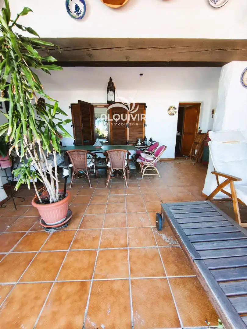 Terrassa de Casa adosada de lloguer en Almonte amb Jardí privat, Terrassa i Moblat